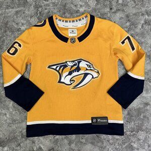 NHL Nashville Predators Youth Kid's Fanatics PK Subban #76 Gold Home Jersey S/M